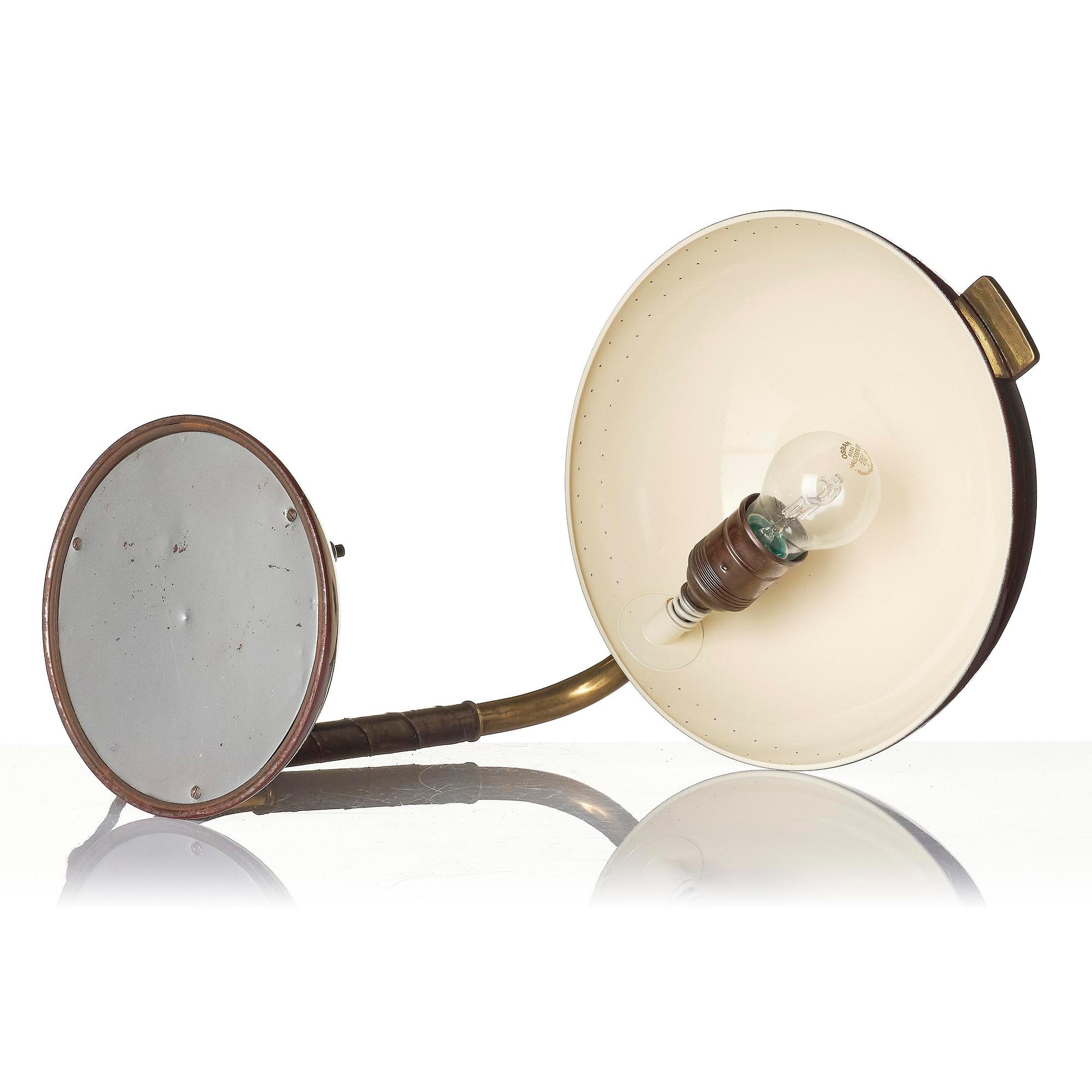 Bröderna Malmströms Metallvarufabrik, skrivbordslampa, modell "2674", Malmö, 1940-tal.
