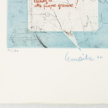Folder with graphic prints by various artists "Les Hypergraphies".