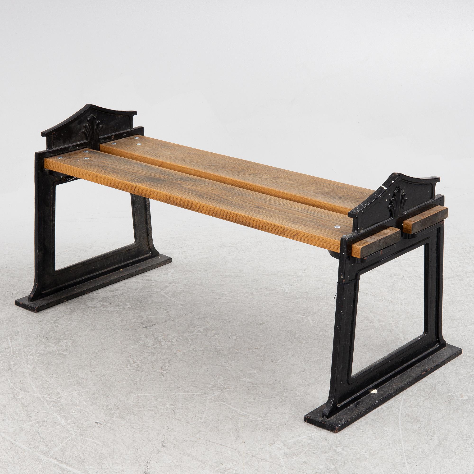 Trädgårdsbänk, Swedish Grace, 1900-talets första hälft.