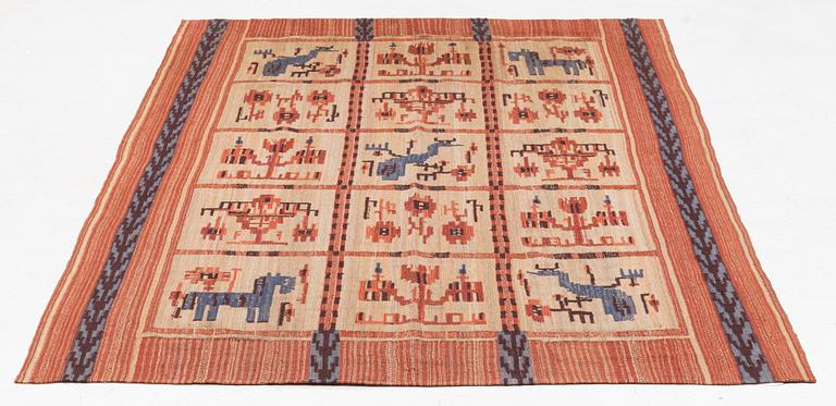 Märta Gahn, a drape, flat weave, c 240 x 148 cm.