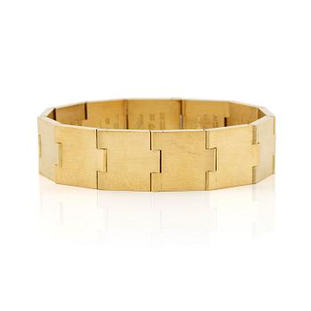 505. Wiwen Nilsson, armband, 18K guld, Lund 1966.