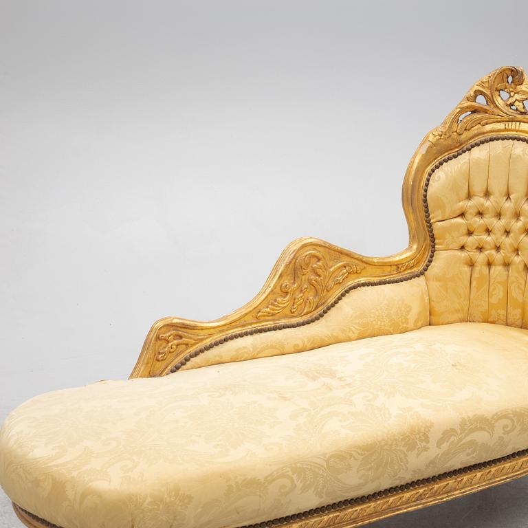 Canapé, Rococo style, first half of the 20th century.