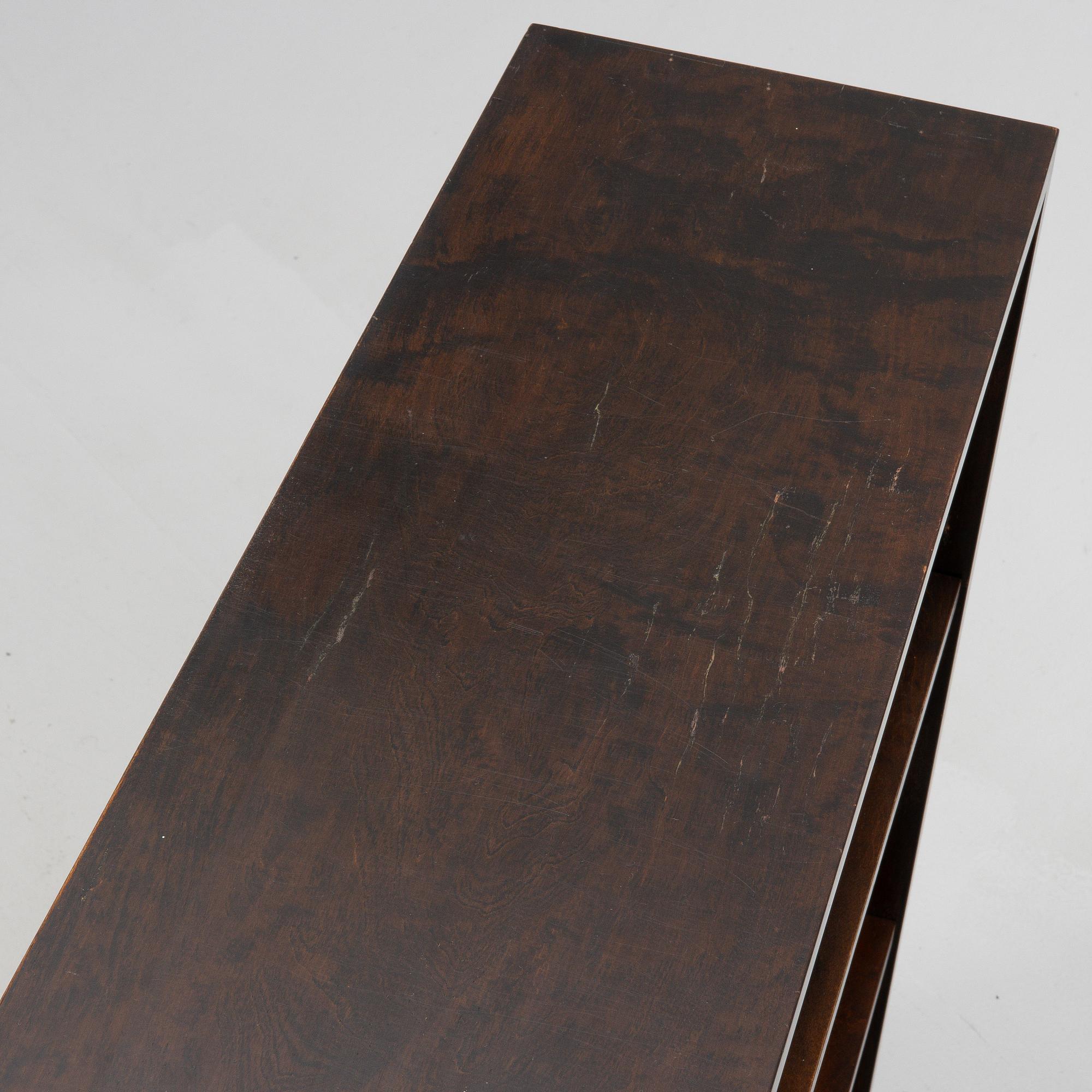 Bookcases, 3 pcs, functionalist, 1930s.