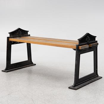 Trädgårdsbänk, Swedish Grace, 1900-talets första hälft.