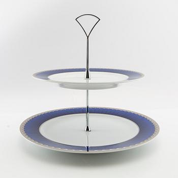 Sigvard Bernadotte, service approx. 55 pcs "Marianne Royal Blue" Christineholm/Fyrklövern, Millennium series 2000.