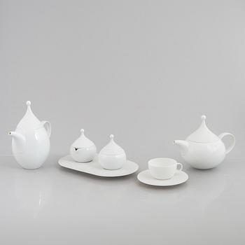 Björn Wiinblad,  kaffeservis, 11 delar, "Die Zauberflöte", Rosenthal, Tyskland.