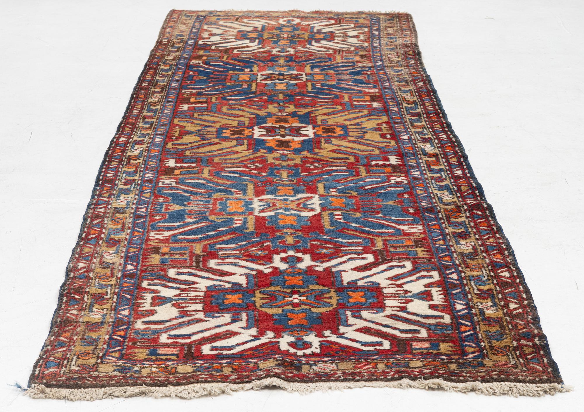 Gallerimatta, nordvästpersisk, ca 317 x 107 cm.