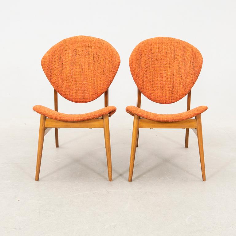 Chairs a pair mid/second half of the 20th century.