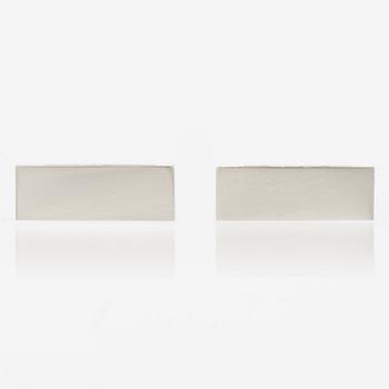 Wiwen Nilsson, manschettknappar, ett par, sterlingsilver, Anders Nilsson, Lund 1945.