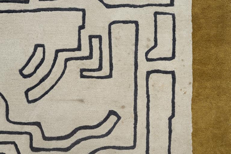 Matta, Massimo, ”Fragment”, Indien, samtida. 350 x 250 cm.