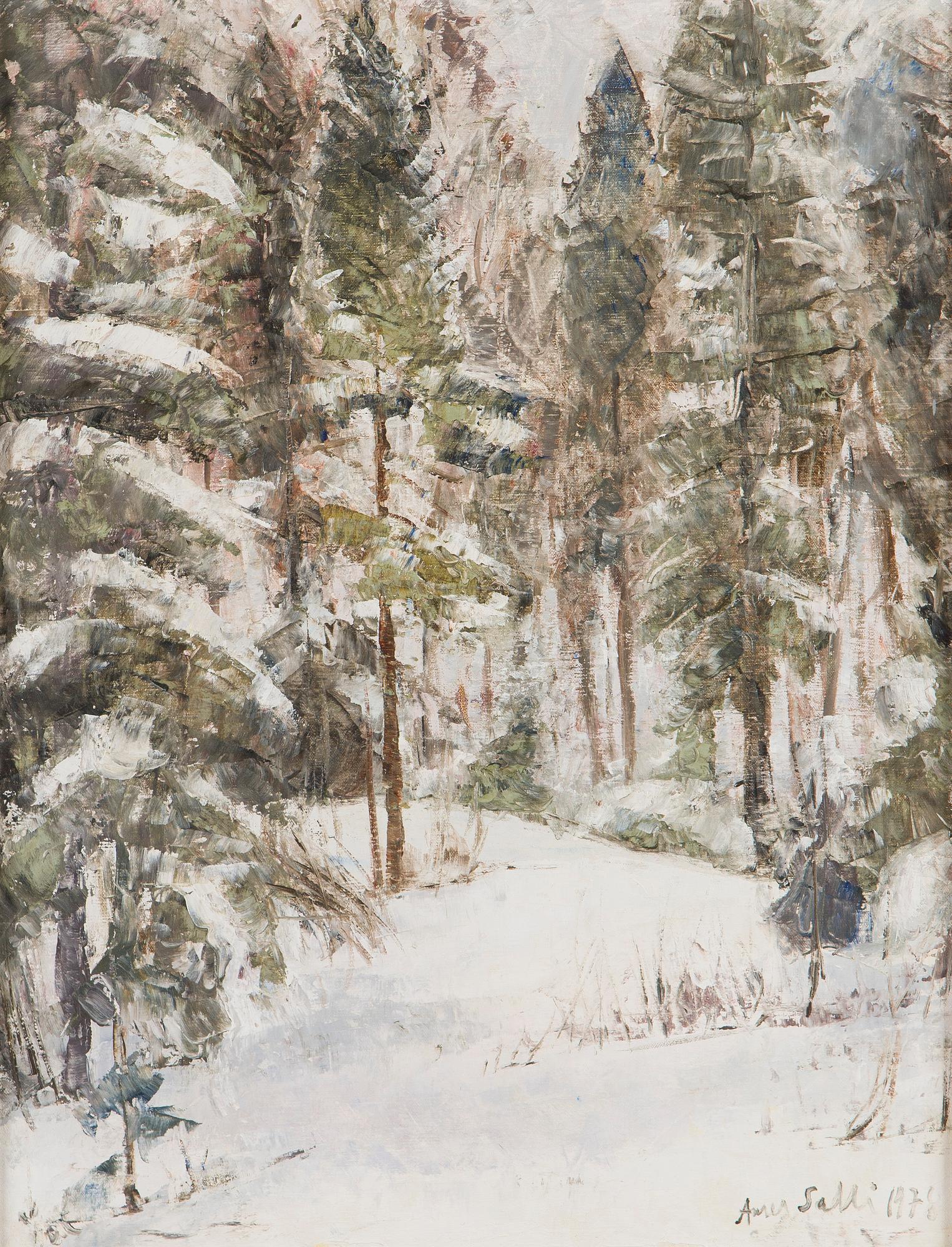 Aares Salli, Vinterskog.