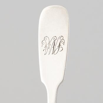 Teskedar, 6 st, silver, Tyskland, 1900-talets början.