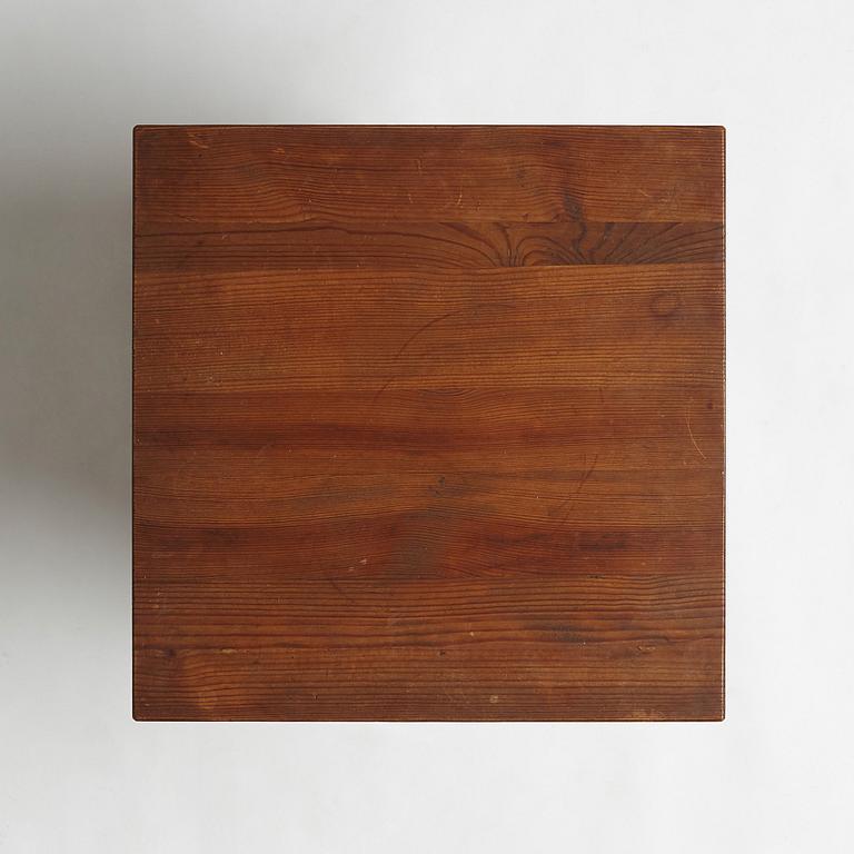 Axel Einar Hjorth, a stained pine 'Lovö' table, Nordiska Kompaniet, Sweden 1930s.