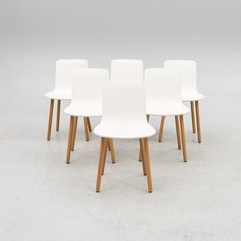 Jasper Morrison, stolar, 6 st, "HAL", Vitra, 2015.
