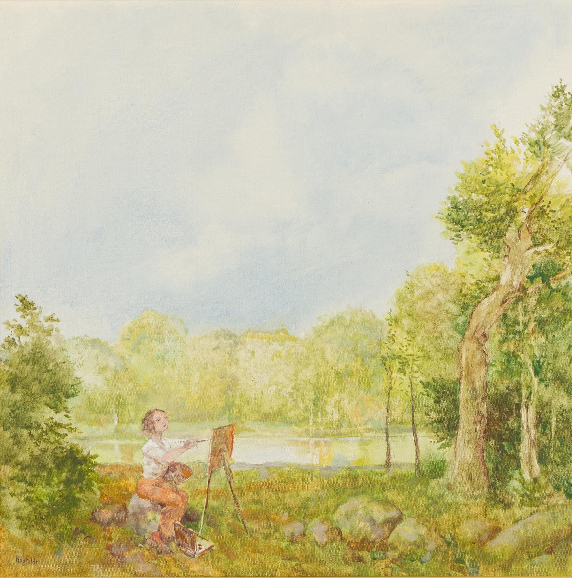 Robert Högfeldt, Outdoor Painting.