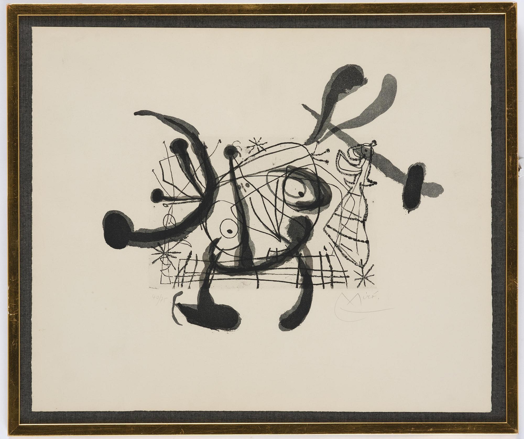 Joan Miró, Untitled, from: "Fissures".