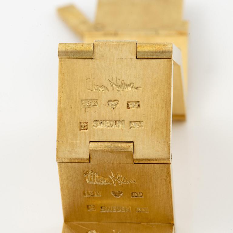 Wiwen Nilsson, armband, 18K guld, Lund 1966.