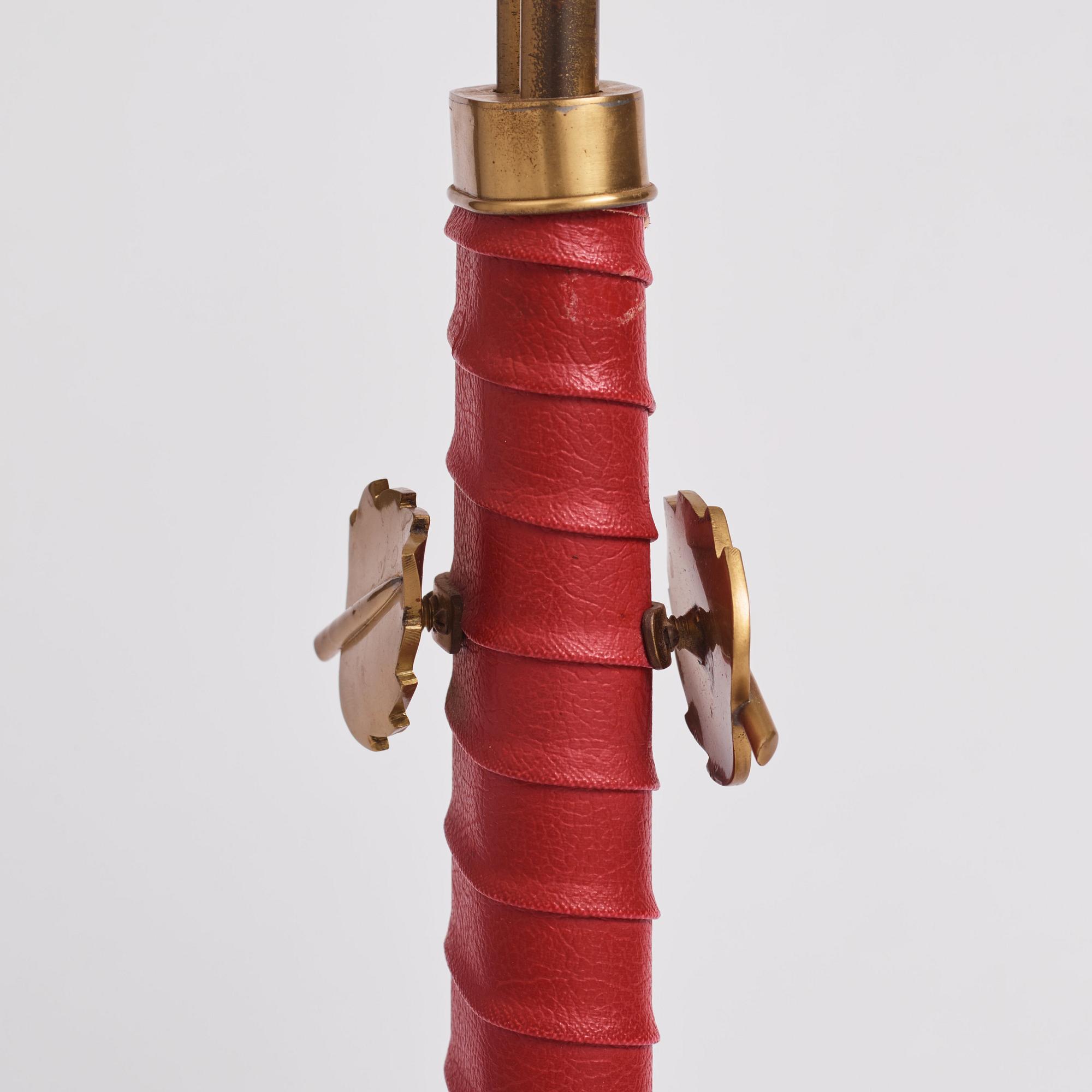 Hans Bergström, a floor lamp model "505", ateljé Lyktan, Åhus 1930s-40s.
