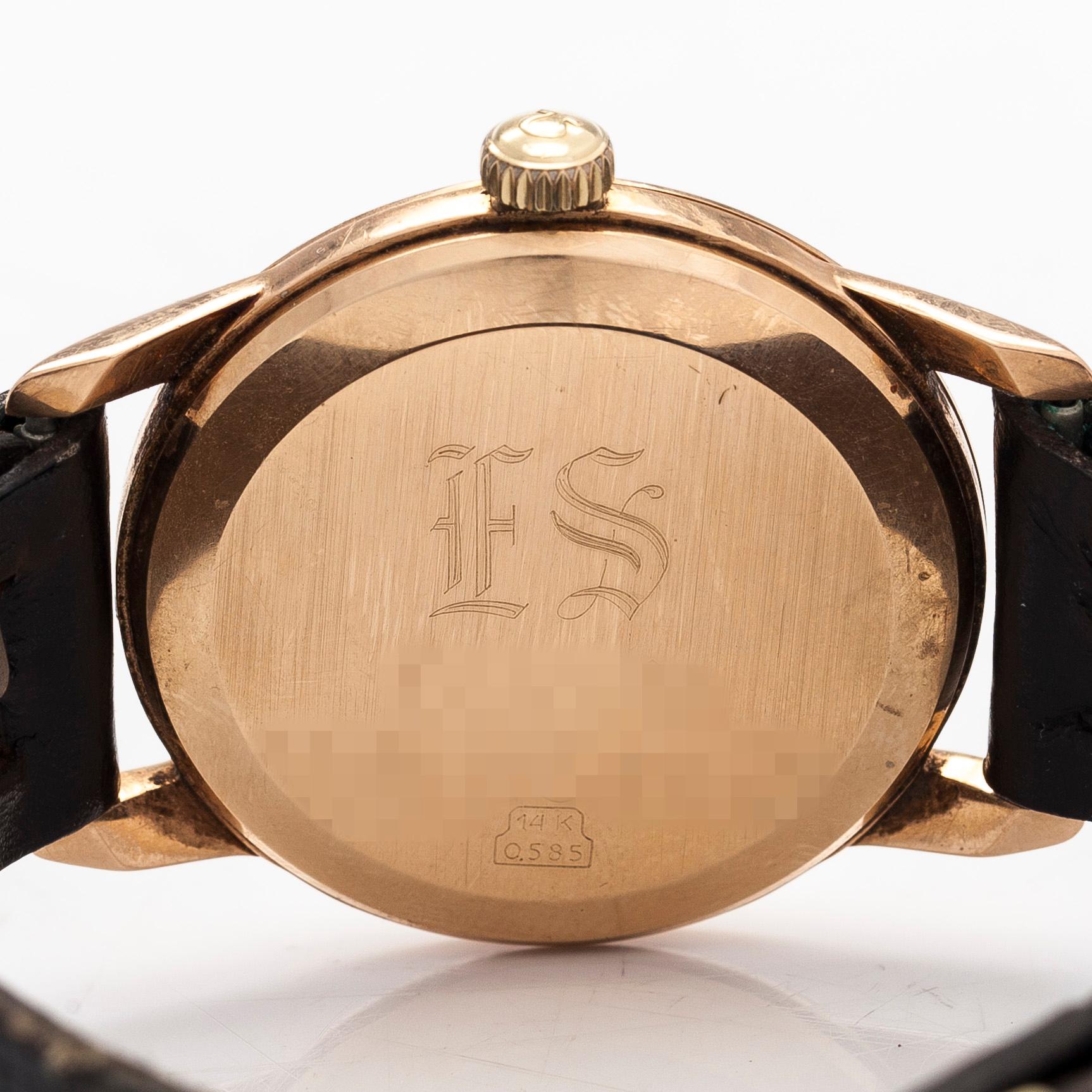 Omega, armbandsur, 35,5 mm.