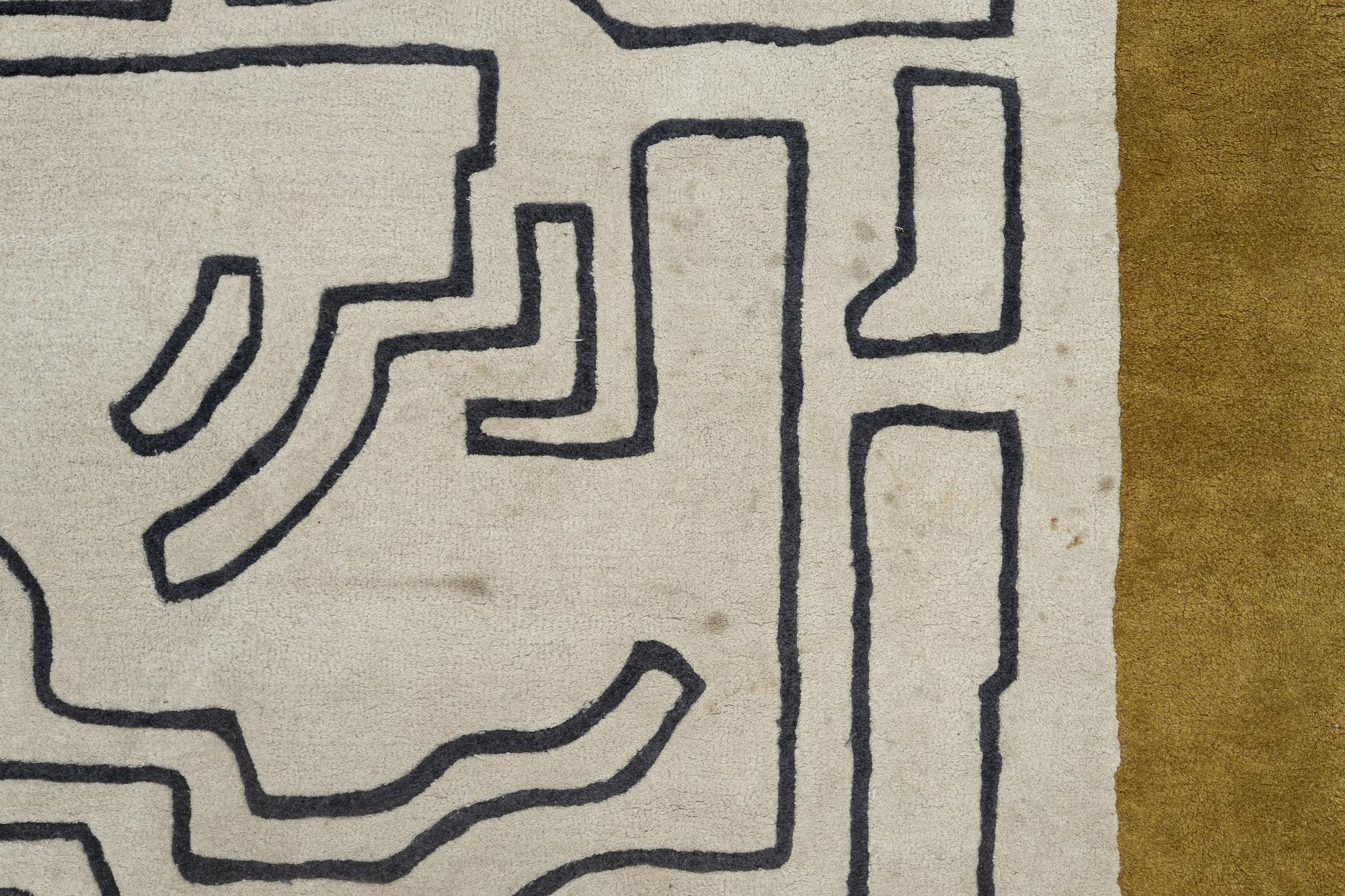 Matta, Massimo, ”Fragment”, Indien, samtida. 350 x 250 cm.