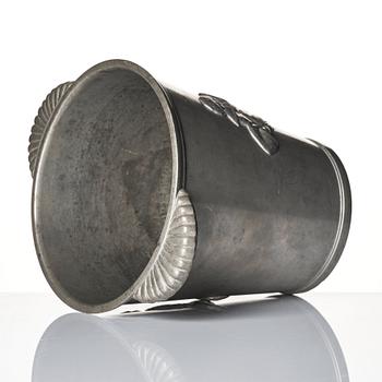 Firma Svenskt Tenn, a pewter wine cooler/vase model "437", Stockholm 1927.