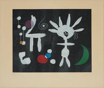 872. Joan Miró, efter, "La Rosée Matinale au Clair de la Lune".
