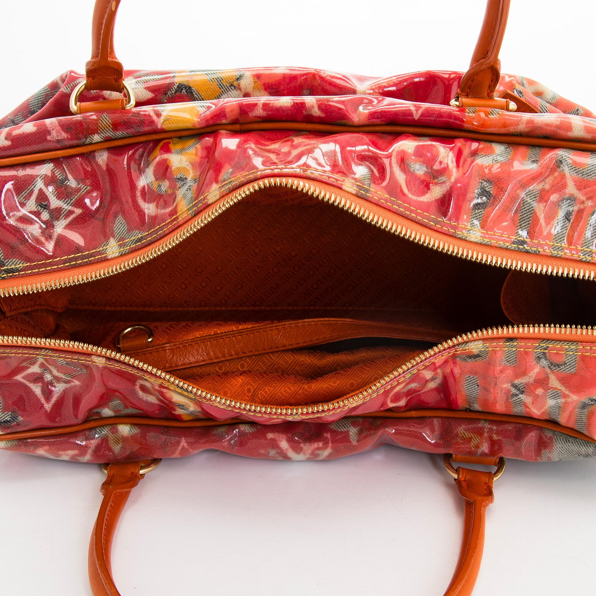 Louis Vuitton, väska, "Le Rose Defile Denim Pulp PM," design Richard Prince.