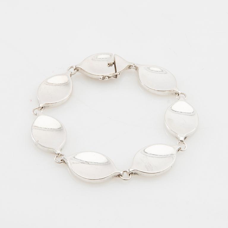 Georg Jensen, Bracelet model no. 171, sterling silver, Denmark.