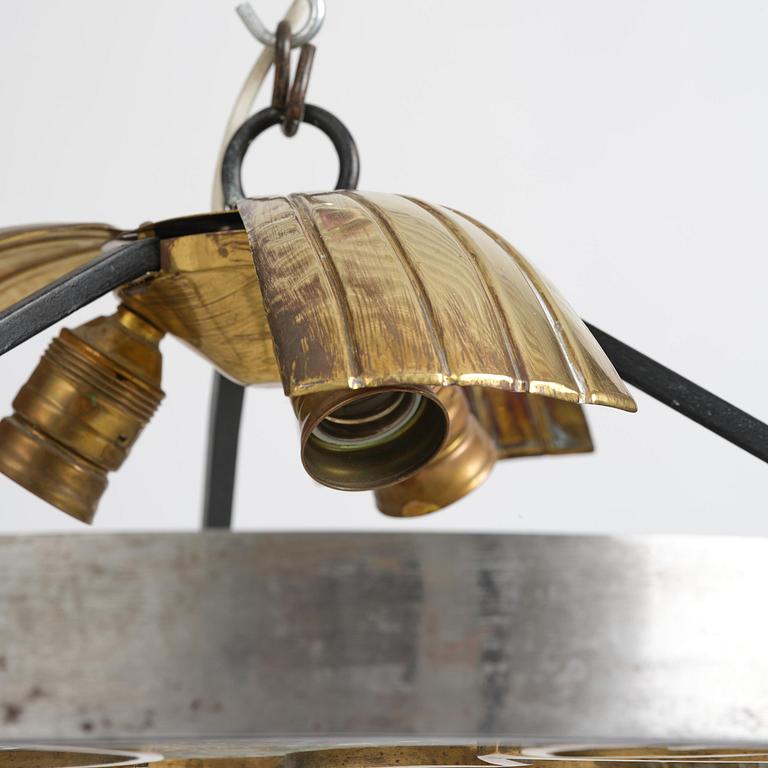 Lars Holmström, taklampa, Swedish Grace, Arvika, 1920-30-tal.