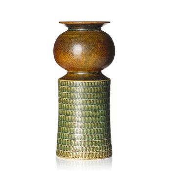 66. Stig Lindberg, a stoneware vase, Gustavsberg studio, Sweden 1967.