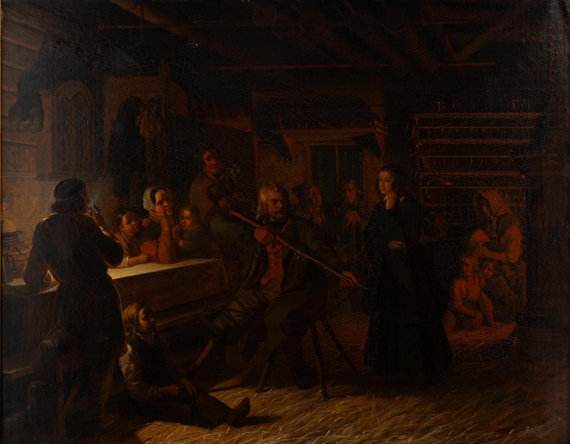 Robert Wilhelm Ekman, "Pistol berättar i stugan" Ur Runebergs "Julkvällen".