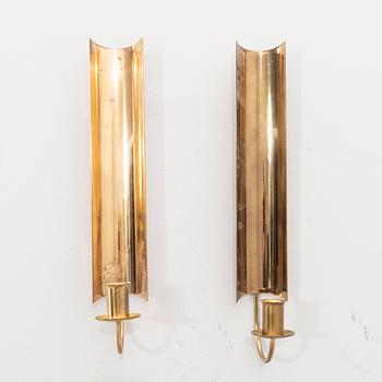 Pierre Forssell, vägglampetter, ett par, "Reflex", Skultuna, 1990-94.