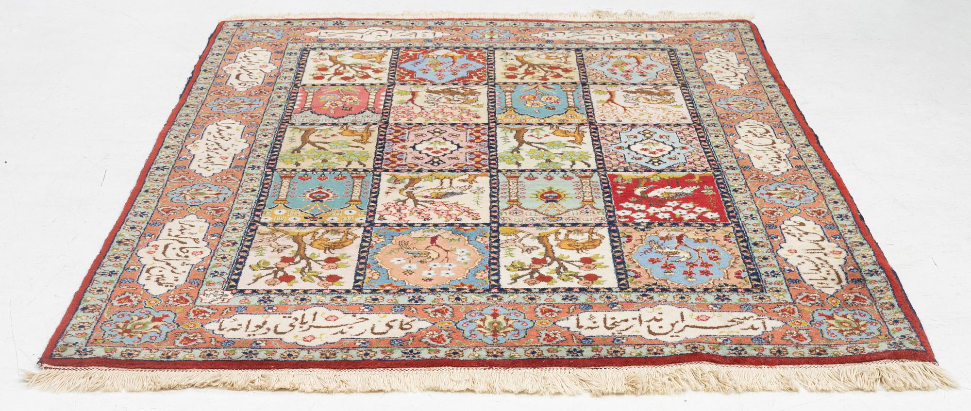 Matta, Täbris, Figural, ca. 193 x 144 cm.
