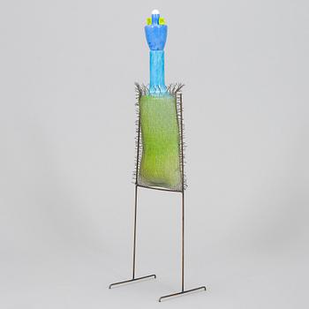 Markku Salo, glasskulptur, signerad Markku Salo Nuutajärvi Notsjö 1991.