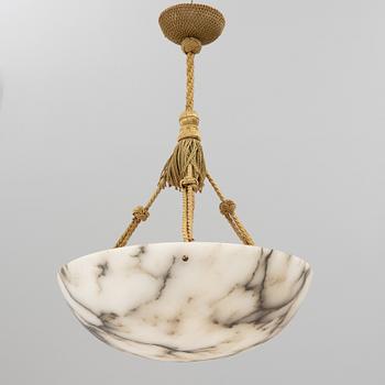 Takampel, alabaster, 1920-tal.