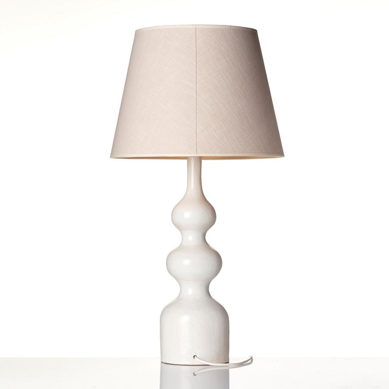 Georges Jouve, bordslampa, keramik, "Trois Boules", Frankrike 1950-tal.
