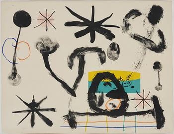 Joan Miró, Plate VI, from: Album 19.