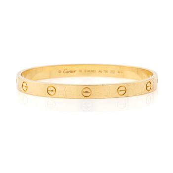 485A. Cartier armband "Love" 18K guld.