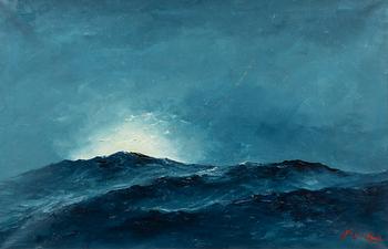 Axel Lind, Soluppgång över havet.