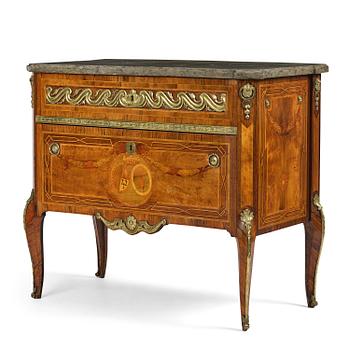 14. A Gustavian marquetry commode by G. Iwersson (master in Stockholm 1778-1813).