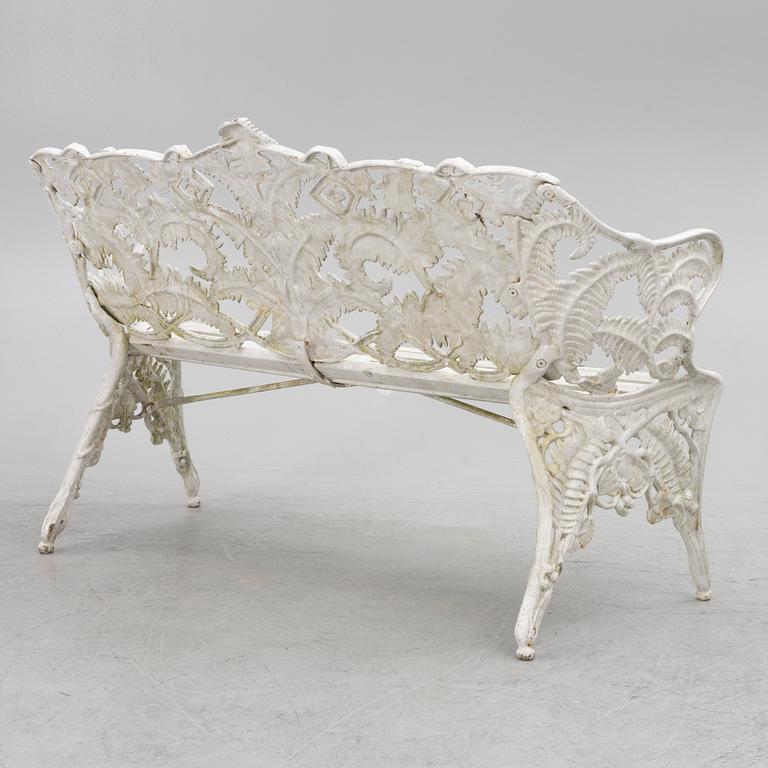 A garden bench, Aggenberg, Stockholm, Sweden, first half of the 20th century.