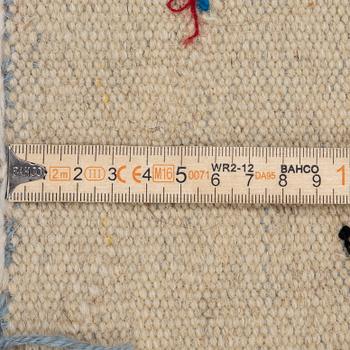 Matta, kelim, handbroderad, ca 195 x 148 cm.