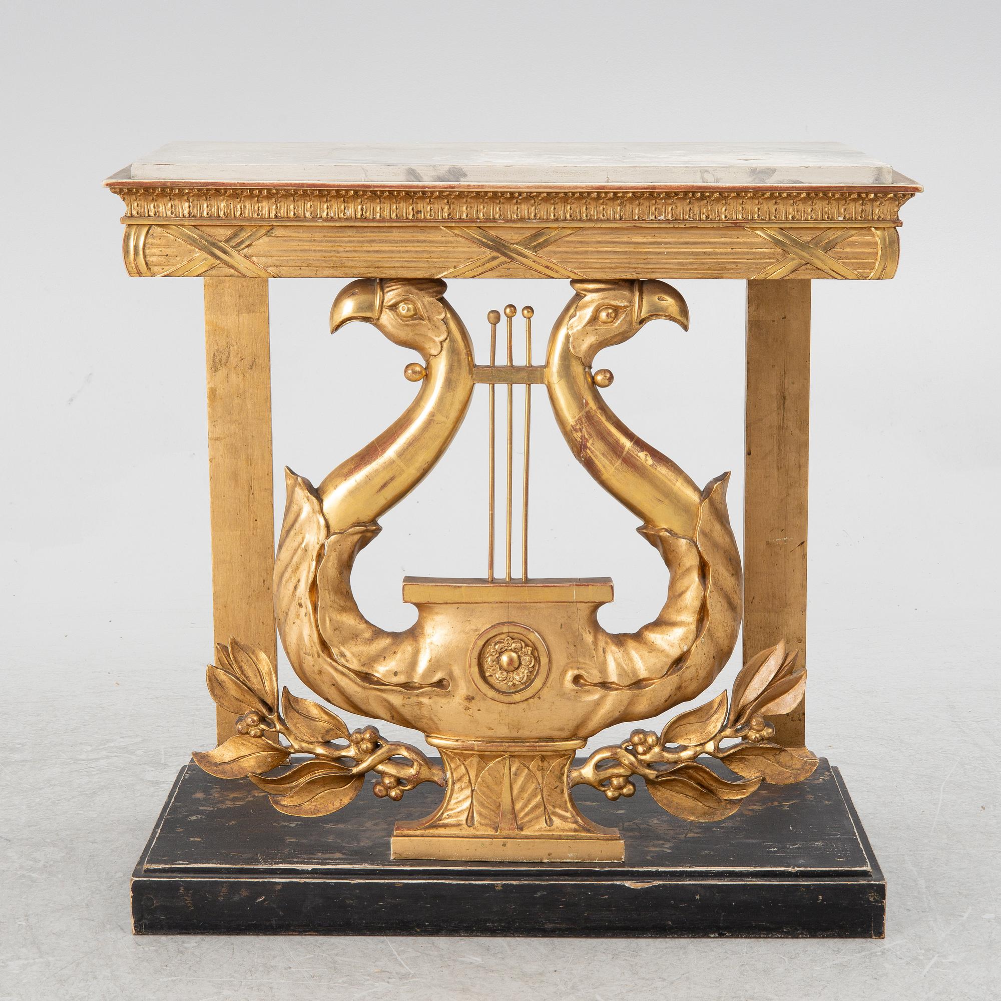 Konsolbord, 1800-talets första hälft. Empire.