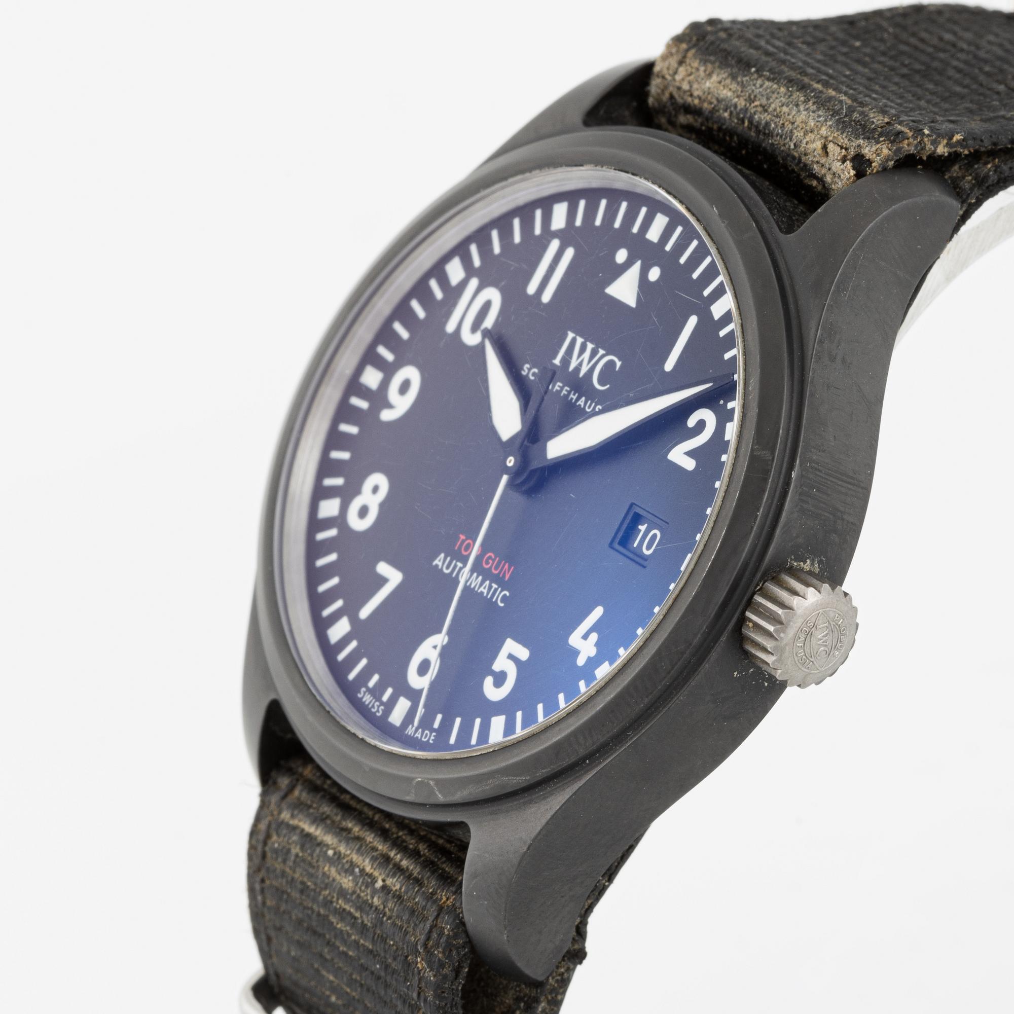 IWC, Pilot´s Watch, "Top Gun", armbandsur, 41 mm.