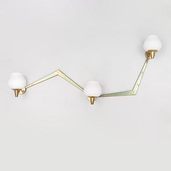 Harald Notini, tillskriven, vägglampa, möjligen Arvid Böhlmarks Lampfabrik 1950-tal.