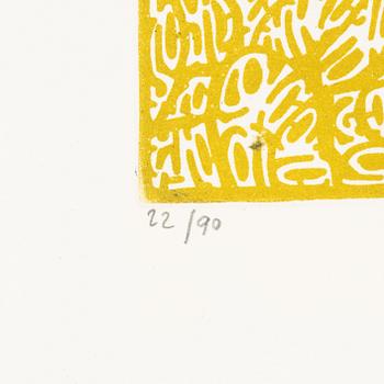 Folder with graphic prints by various artists "Les Hypergraphies".