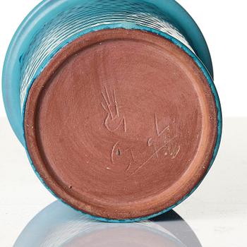 Stig Lindberg, a stoneware vase, Gustavsberg Studio, 1968.