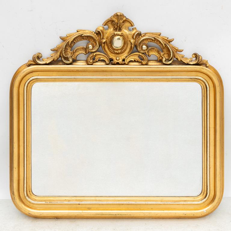 Spegel, rokokostil, omkring 1900, A. G. Säfström Kristianstad.