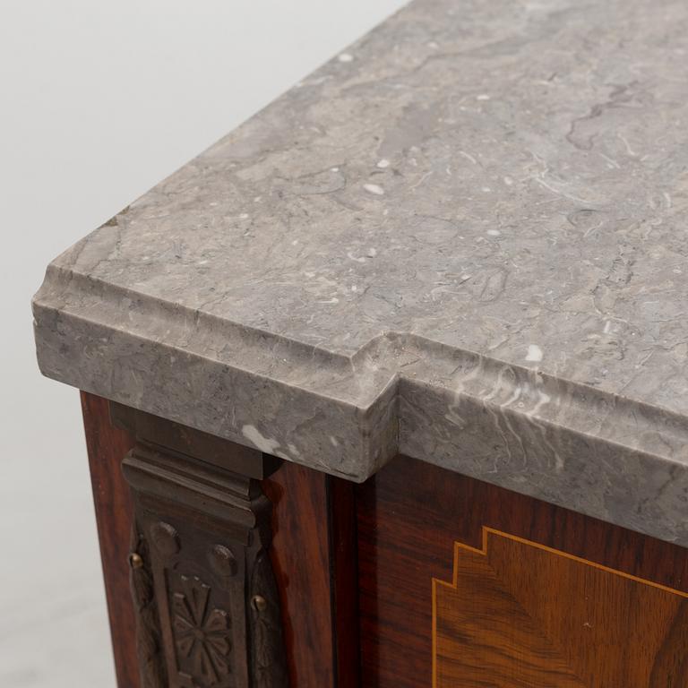 A chest of drawers, Gustavian style, mid-20th Century.