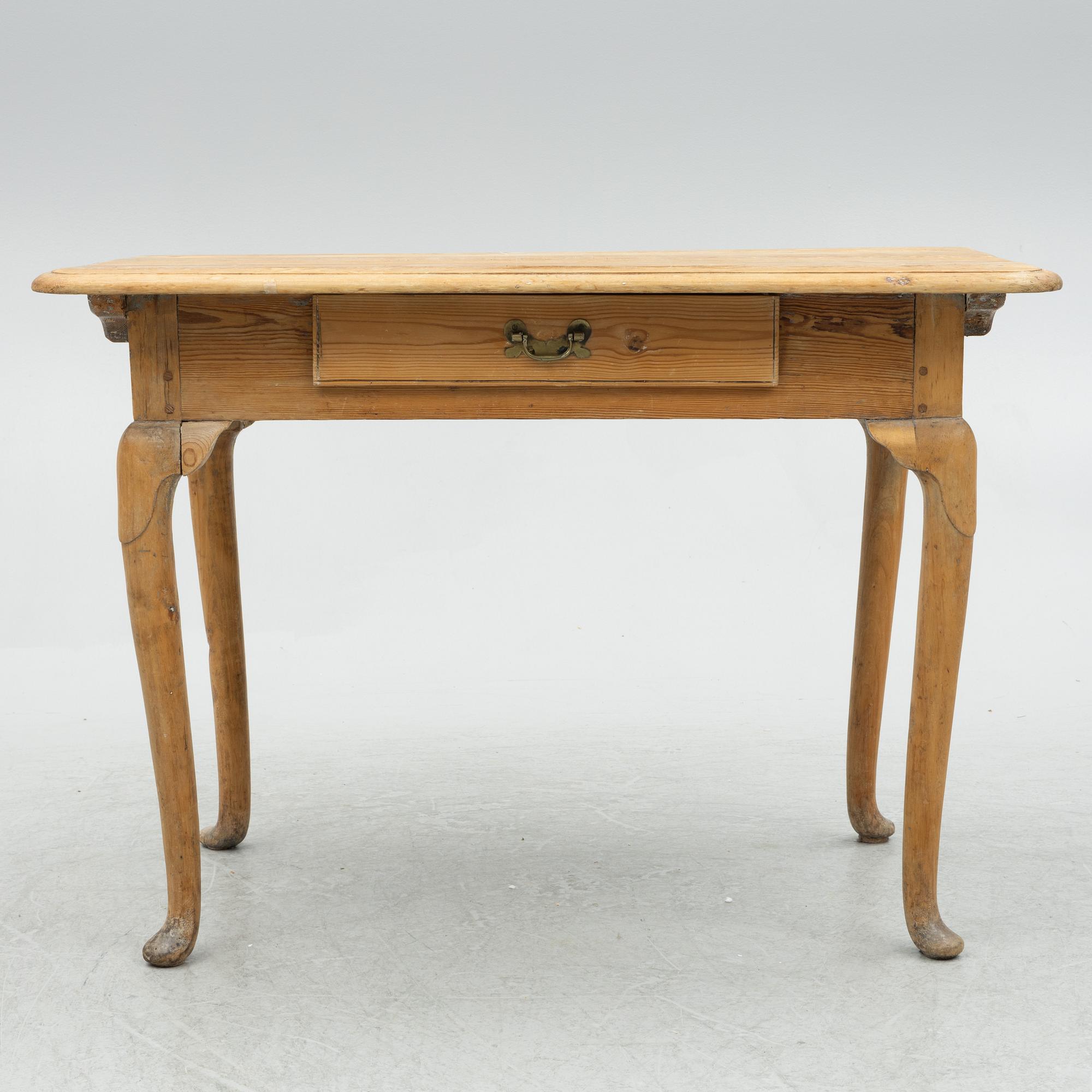 Skrivbord, Sverige, 1700-talets första hälft, Senbarock.